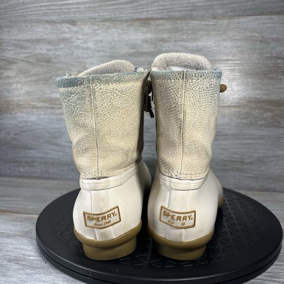 Sperry Women’s Saltwater Waterproof Duck Boots Size 7.5 - Picture 4 of 8